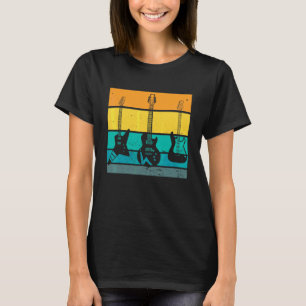 Akoestische Elektrische Basgitaar Gitarist Bassist T-shirt