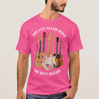 Akoestische elektrische gitaar muziekliefhebbers A T-shirt