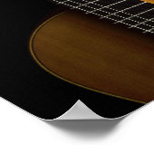 Akoestische gitaar 2 poster (Hoek)
