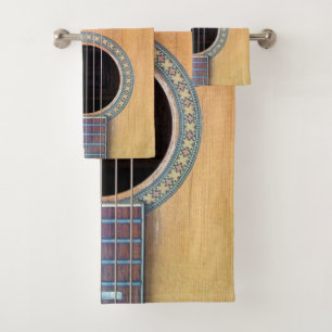 Akoestische gitaar bad handdoek