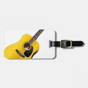 akoestische gitaar bagagelabel