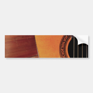 Akoestische gitaar bumpersticker