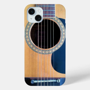 Akoestische gitaar iPhone 15 mini hoesje
