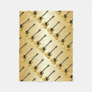 Akoestische gitaar fleece deken