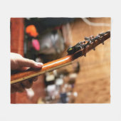  akoestische gitaar fleece deken (Voorkant (Horizontaal))