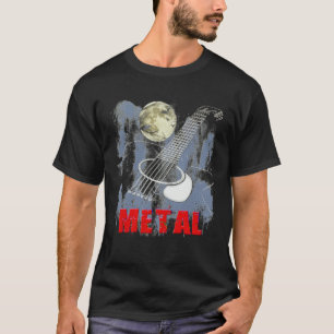 Akoestische Gitaar Hardrock Metaal T-shirt