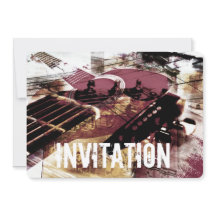 akoestische gitaar jazz jam-uitnodiging