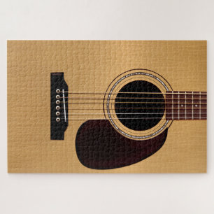 Akoestische gitaar legpuzzel