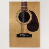 Akoestische gitaar legpuzzel (Verticaal)