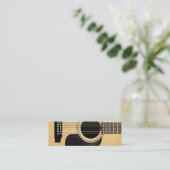 Akoestische gitaar mini visitekaartje (Staand voorkant)