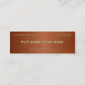 Akoestische gitaar mini visitekaartje (Achterkant)