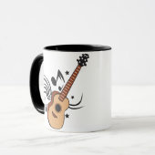 Akoestische gitaar mok (Voorkant links)