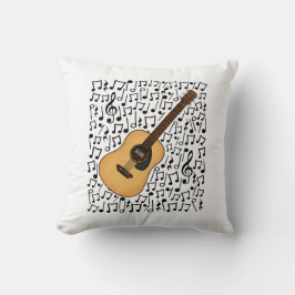 Akoestische Gitaar Musical Notities Gitarist Music Kussen