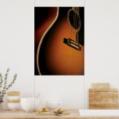 akoestische gitaar poster (Keuken)