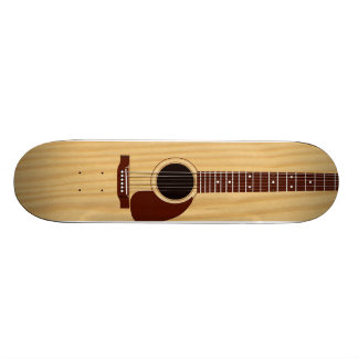 Akoestische gitaar skateboard