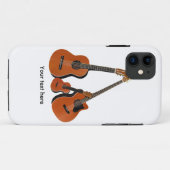 Akoestische gitaar ukelele en akoestische bas Case-Mate iPhone case (Achterkant (horizontaal))