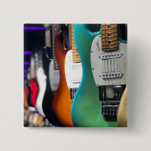 akoestische gitaar vierkante button 5,1 cm