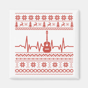akoestische gitaar voor kerstzweten magneet