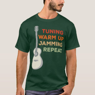 Akoestische gitaar voor musicigitaristenWestelijk T-shirt