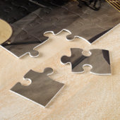 akoestische gitaarpuzzel legpuzzel (Zijkant)