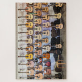 akoestische gitaarpuzzel legpuzzel (Verticaal)