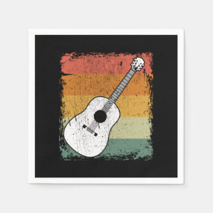 akoestische gitaarspeler muziek gitaar Gift Servet