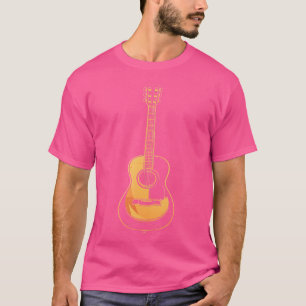 akoestische gitaarvector t-shirt