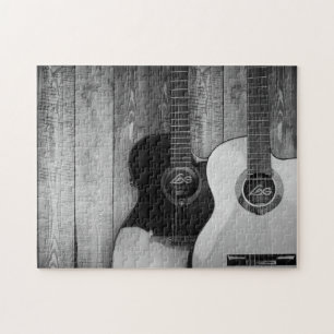 Akoestische gitaren legpuzzel