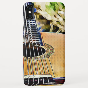 Akoestische Guitar Digital Art iPhone XS Max Hoesje