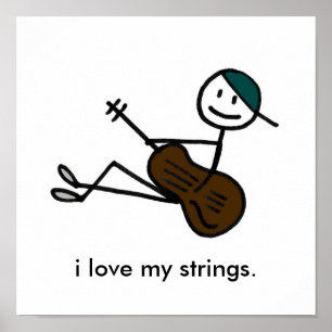 Akoestische jongen poster