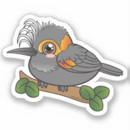Akohekohe Hawaii Forest Bird Sticker