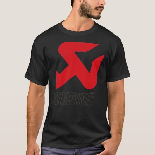 Akrapovic Logo Classic T-Shirt (Voorkant)