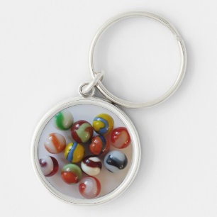 Akro Agate Kurkentrekker Glass Marbles Sleutelhanger