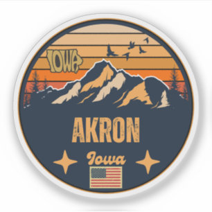 Akron, Iowa, Verenigde Staten Sticker