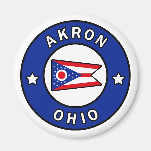 Akron Ohio Magneet (Voorkant)