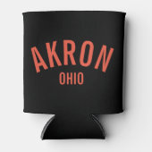 Akron, Ohio Magnet Blikjeskoeler (Voorkant)