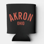 Akron, Ohio Magnet Blikjeskoeler (Achterkant)