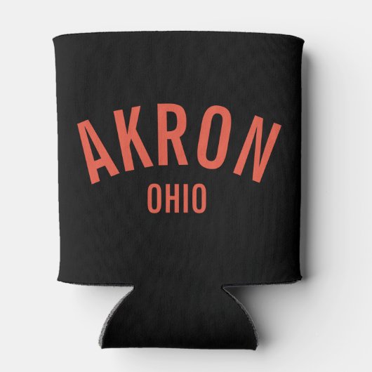 Akron, Ohio Magnet Blikjeskoeler (Achterkant)