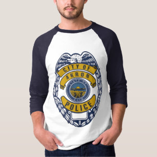Akron Ohio Politiedienst T Shirt. T-shirt