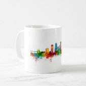 Akron Ohio Skyline Koffiemok (Voorkant links)
