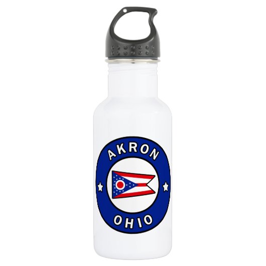 Akron Ohio Waterfles (Voorkant)