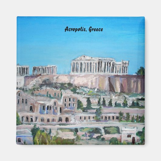 Akropolis, Athene magneet (Voorkant)