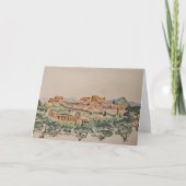 Akropolis bij Athene kaart (Voorkant)