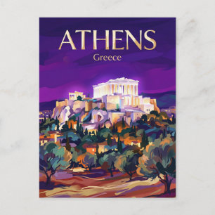 Akropolis Griekenland Briefkaart
