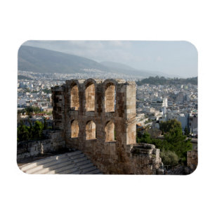 Akropolis Oude ruïnes met uitzicht op Athene Magneet