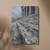 Akropolis Propylaea Olijfbladeren Kunst Canvas Afdruk