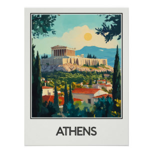 Akropolis-schilderij Perfect Poster