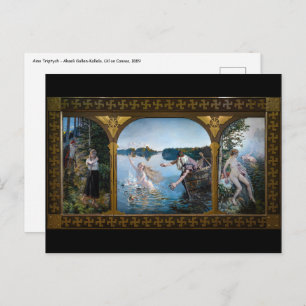 Akseli Gallen-Kallela - Aino Triptych Briefkaart