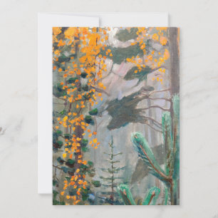 Akseli Gallen-Kallela - Autumn Forest Bedankkaart