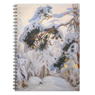 Akseli Gallen-Kallela - Bos in de winter Notitieboek